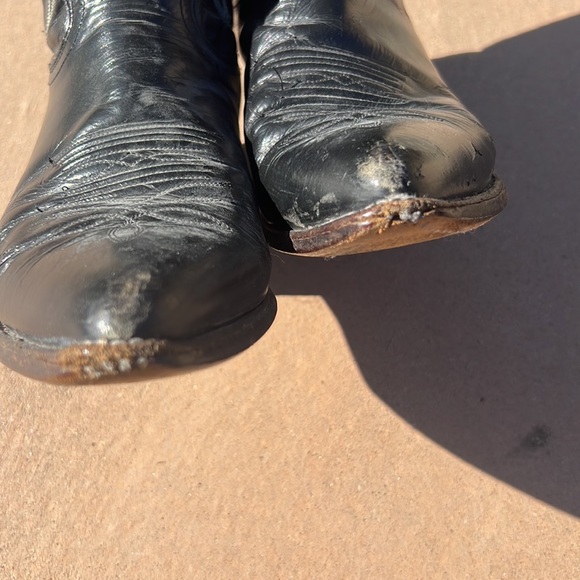 JUSTIN COWBOY BOOTS MENS 8.5 - Picture 7 of 9